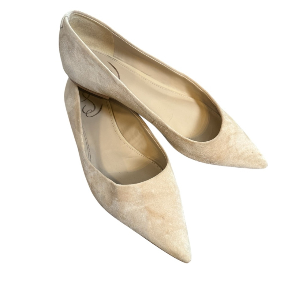 Sam Edelman Wanda Suede Pointed Flats 9 - Picture 3 of 8